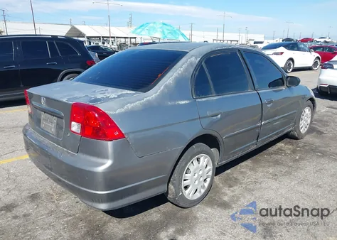 2004 Honda Civic Lx из США, поврежденный, VIN 2HGES16574H509577